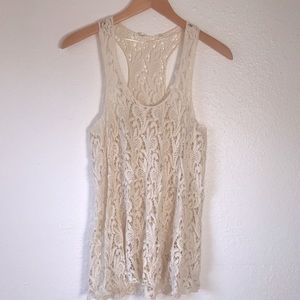 Solitaire Lace Tank Top